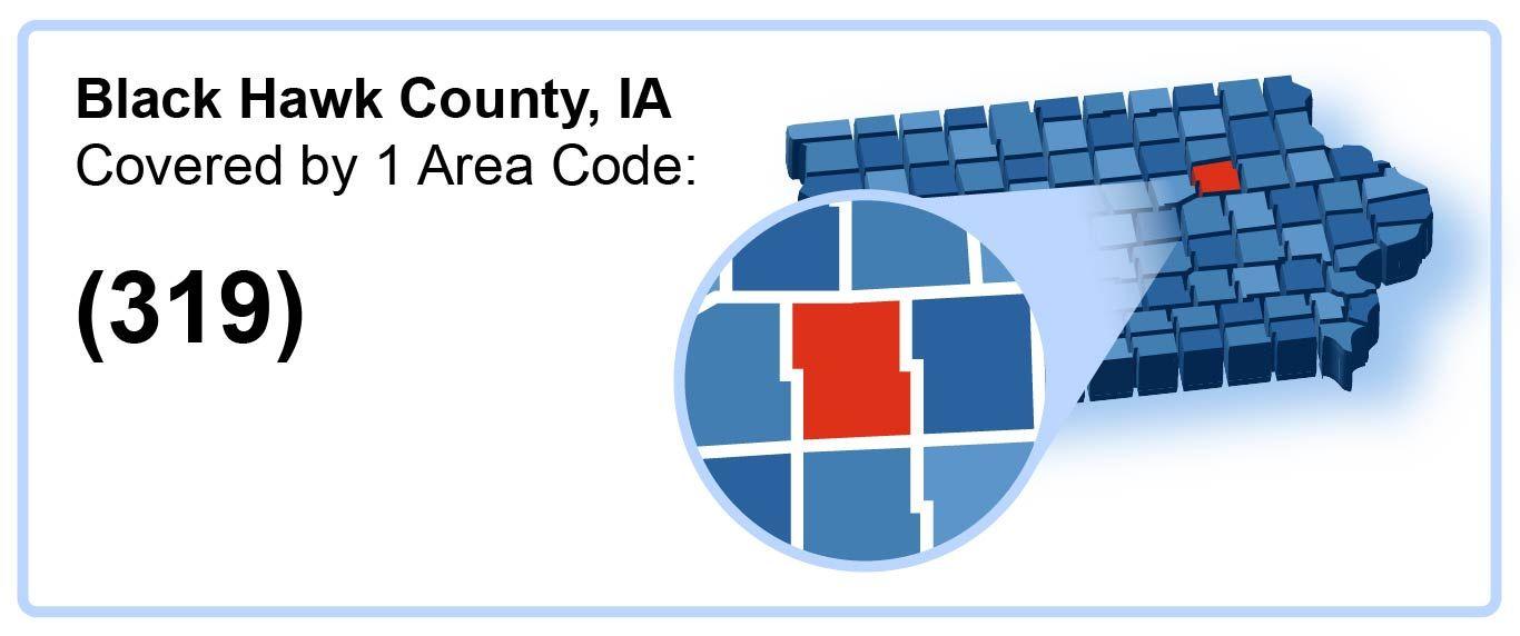 319_Area_Code_in_Black Hawk_County_Iowa