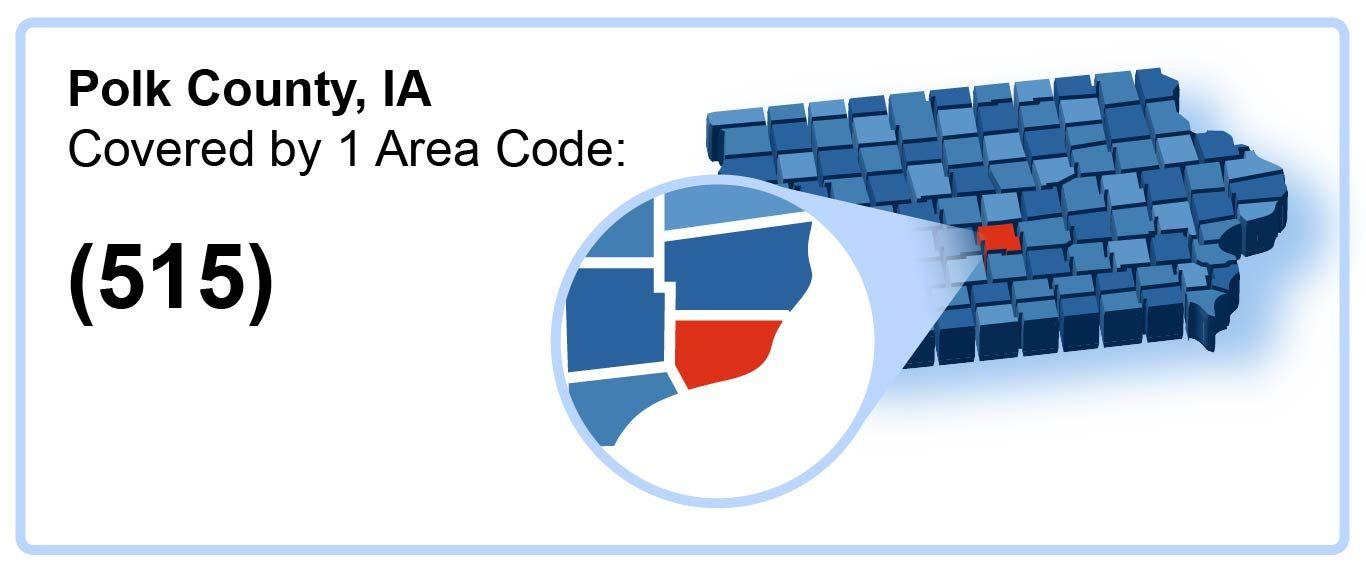 515_Area_Code_in_Polk_County_Iowa